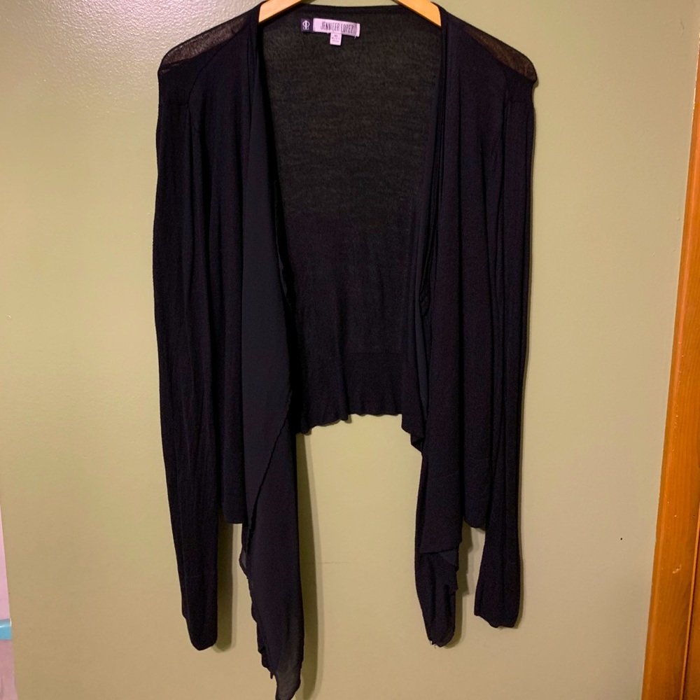 Layered Waterfall Cardigan